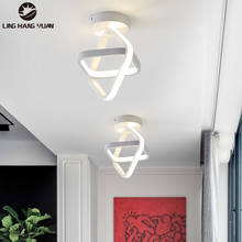 Lustre de teto moderno, preto e branco, iluminação para sala de estar, quarto, lâmpada de estrelas, corredor, casa 2024 - compre barato