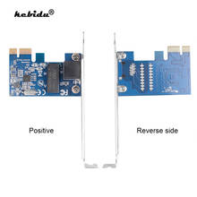 Kebidu-tarjeta de red PCI-E Ethernet Gigabit de 1000Mbps, convertidor de adaptador LAN, controlador de red 10/100/1000M RJ-45 RJ45 2024 - compra barato