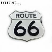 Bullzine-hebilla de cinturón de vaquero Route 66, FP-02779 de regalo con stock continuo, adecuado para cinturón de 4cm de ancho 2024 - compra barato