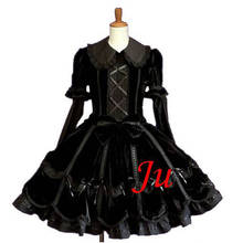 Fondcosplay-Disfraz de Sissy Maid gótico Lolita Punk, vestido de terciopelo negro, a la moda, hecho a medida [CK607] 2024 - compra barato