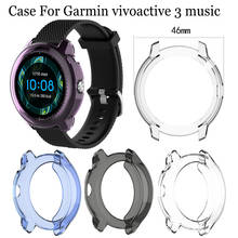 New TPU Lightweight smart Anti-fall Protective Case Cover For Garmin vivoactive 3 music sport watch Drop-proof frame shell 2024 - buy cheap