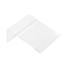 10x10cm L Clear Acrylic Sign Holder Table Top Museum Label Holders Price Talker Stand 2024 - buy cheap