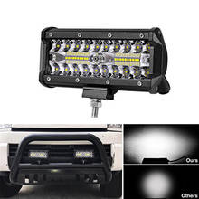 7 Inch 120W LED Work Light Bar Flood Spot Beam For All Jeeps Offroad 4WD SUV 4x4 Cars Trucks Driving Fog Light Working Light 2024 - buy cheap