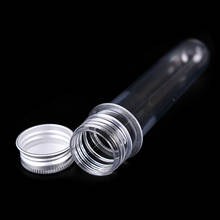 Hot 1PC transparent plastic 40ml mask bath salt testtube with aluminum cap empty clear pet cosmetic tube 2024 - buy cheap