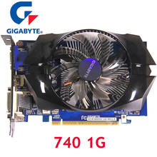 100% GIGABYTE GT 740 1GB Video Cards 128Bit GDDR5 Graphics Card for nVIDIA Geforce GT740-1GB VGA Cards stronger than GTX650 Used 2024 - buy cheap