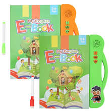 Estudo infantil em inglês, e-book, brinquedo eletrônico educacional, máquina de leitura e-book com caneta para aprendizado 2024 - compre barato
