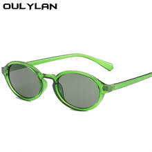 Oulylan Round Sunglasses Women Men Fashion Small Sun Glasses Trendy style Green Sunglass Ladies Vintage Hip Hop Eyewear UV400 2024 - buy cheap