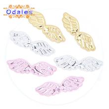 36Pcs Mixed Shiny Angel Wing Shape Applique for Kid DIY Bow Patch Angel Doll Accessory Apparel Sewing-on Baby Shoes Socks Supply 2024 - buy cheap