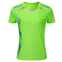 Camiseta feminina de badminton, roupa para mulheres, tênis de mesa, camisetas de tênis, corrida, fitness, exercício, treinamento, polo 2024 - compre barato