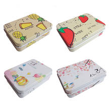 Cute Vintage Cartoon Tin Box Sealed Jar Packing Boxes Jewelry, Candy Box Small Storage Cans Coin Earrings Headphones Gift Box 2024 - buy cheap