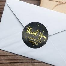 500pcs Thank You for Your Order Stickers Gold Foil Seal Label Wedding Decoration GXMA 2024 - buy cheap