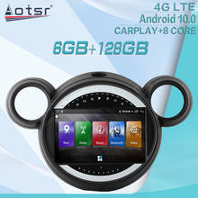 Radio con GPS para coche, reproductor Multimedia con Android, grabadora, vídeo, Unidad Principal estéreo, 128G 6 +, para BMW Mini R56 R60 Cooper 2007 2024 - compra barato