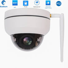 2MP Mini Wireless PTZ IP Camera 3.6mm Lens Waterproof Outdoor Two Ways Audio 1080P Security CCTV Wifi Camera Camhi APP 2024 - buy cheap