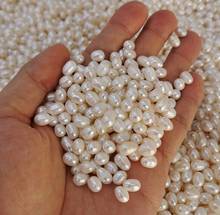 Jewelry No hole Natural freshwater pearl Weighing Jin rice bead DIY facaishu medicinal powder Loose beads necklace bracelet 2024 - buy cheap