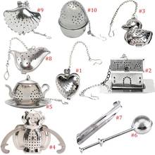 Multi Style Tea Strainer Infuser Stainless Steel Teaspoon Filter For Kitchen Gadget Infusor De Ch 2024 - buy cheap