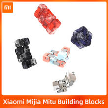 Xiaomi Mijia Mitu Spinner Colorful Building Blocks Finger Fidget Decompression Toy Puzzle Assembling Cube Finger Spinner Toy 2024 - buy cheap