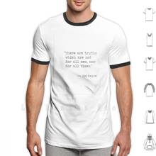 Voltaire-Camiseta de algodón para hombre, prenda de vestir, con frase "Good Quote", tallas S a 6xl, con frases inspiradoras, libros literarios franceses 2024 - compra barato