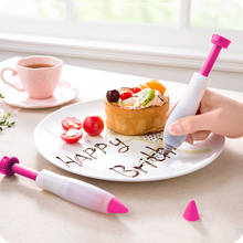 Cake Decorating Writing Pen Silicone Cake Piping Pen DIY Writing Pastry Icing Pen Kitchen Baking Cream Fondant Decorating Tool 2024 - buy cheap
