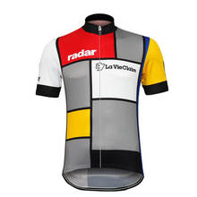Summer Wholesale custom cycling jersey classic La Vie Claire Wonder Retro clothing bike wear hot road maillot ropa ciclismo 2022 - buy cheap