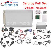 CARPROG 10.93 ECU Programmer Auto Airbag Reset IMMO Repair Tools CarProg 10.93 ChipTuning Tool Full 21 Adapters Free Shipping 2024 - buy cheap