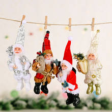 Muñeco de hombre sin rostro, colgante de Papá Noel, decoración de Navidad, adornos de artesanía de Santa, casa de Año Nuevo, alféizar de ventana 2024 - compra barato