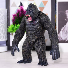 Gorila de simulación de gran tamaño para decoración del hogar, modelo de juguete, mono, decoración para sala de estar, regalo de cumpleaños 2024 - compra barato