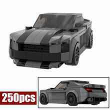 2020 nova pony_gt_8stud hypercar super carro de corrida caber lepinings HighMOC-56462 modelo blocos de construção brinquedo presentes aniversário 2024 - compre barato