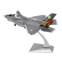 Avión bomber F-35B de EE. UU. 1:72 escala II, modelo de exhibición fundido a presión con soporte para decoración o regalo 2024 - compra barato