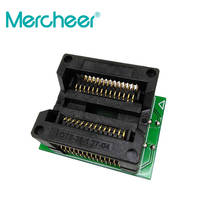 Chip de prueba SOIC28 SOIC 28 SOP28 a DIP28, adaptador de enchufe, ancho del cuerpo, 7,5mm, 300MIL IC, convertidor de enchufe 2024 - compra barato