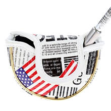 1Pc USA Flag Golf Blade Putter Head Cover PU Waterproof Golf Headcovers For Men Women Golfer Gift Golf Club Heads Accessories 2024 - buy cheap