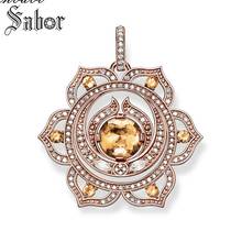 Pendant SPLENIC CHAKRA silver color For Women Girls Bohemia Jewelry Gift Lucky Pendant Fit Link Necklace thomas 2024 - buy cheap