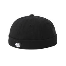 Docker Skull Sun-gorro de Estilo Vintage para niños, gorro de estilo Retro Harajuku, Unisex, con diseño de calabaza, sin ala, a la moda, novedad de 2020 2024 - compra barato