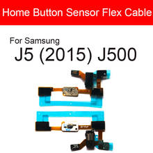 Casa botão sensor de impressão digital cabo flexível para samsung galaxy j5 (2015) j500 áudio jack porto flex fita peças reparo substituição 2024 - compre barato