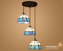 Mediterranean European Garden Art Tiffany Lamp Bedroom Balcony Study Lamp Restaurant luminaire suspendu 2024 - buy cheap