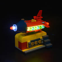 LED Light Up Kit For Ideas 40335 Space Rocket Ride Not Included Building Blocks 2024 - buy cheap