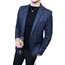 2021 New fashion Suit Jackets High grade Business Banquet Wedding Mens Dress Jacket Slim Elegant Male Blazer Coats 2024 - buy cheap