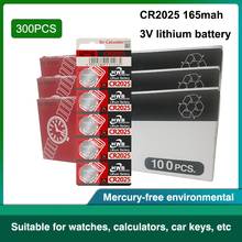 Original For Eaxell cr2025 Button Cell Batteries 300PCS/LOT cr 2025 3V Lithium Coin Battery For LED Lights Toys Watches 2024 - buy cheap