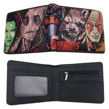 Disney Marvel Galaxy Guards Wallet Xiaoshuren Groot Short Two-fold Coin Purse Wallet Personalized Student Wallet 2024 - buy cheap