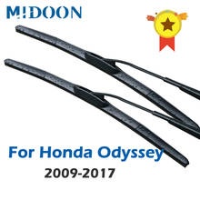 MIDOON Hybrid Wiper Blades for Honda Odyssey Fit Hook Arms 2009 2010 2011 2012 2013 2014 2015 2016 2017 2024 - buy cheap