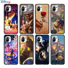 Beauty and the beast for Xiaomi Mi 11 10T Note 10 Ultra 5G 9 9T SE 8 A3 A2 A1 6X Pro Play F1 Lite 5G Black Phone Case 2024 - buy cheap