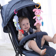 Мягкая Плюшевая детская кроватка для детей 0-12 месяцев, подвесная игрушка-колокольчик для детской кроватки, детский мобильный телефон для новорожденных, игрушка-кролик, удобная кукла 2024 - купить недорого