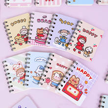 A7 Cartoon Notebook New Mini Portable Coil Notepad Diary Book Exercise Book School Office Stationery Supplies Escolar Papelaria 2024 - buy cheap