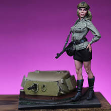 Figura do exército da esmalte, 70mm, modelo de resina gk, não montada e sem pintura 2024 - compre barato
