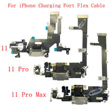 Original USB Charger Port Dock Connector Flex Cable For iPhone 11 11Pro 11Pro Max Charging with Microphone Repair Replacement 2024 - buy cheap