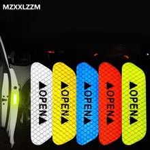 4pcs / set car door stickers open reflective warning stickers car security warning  decoration night lighting auto accessories 2024 - buy cheap