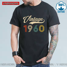 Vintage 1960 T-Shirt 60th Birthday Shirt Born in 1960 T shirt Hello in club 60 Years Tee shirt 60th birthday gifts Tee Camisetas 2024 - buy cheap