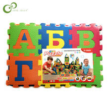 36Pcs EVA Foam Number Russian Alphabet Puzzle Play Mat Baby Rugs Play Floor Carpet Interlocking Soft Pad Children Game Toys GYH 2024 - buy cheap