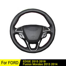 Steering Wheel Cover For Ford Kuga 2008-2011 Focus 2 2005-2011 C-MAX 2007-2010 Transit Soft Artificial Leather 2024 - buy cheap