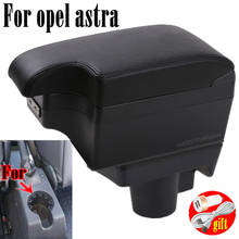 Reposabrazos universal para Opel Astra H, consola central de coche, accesorios de modificación, doble elevación con USB 2024 - compra barato