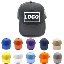 Customize Logo Polyester Cotton Mesh Hats Printing Free Customize Design Adjustable Breathable Baseball Caps for Men Women 2024 - buy cheap